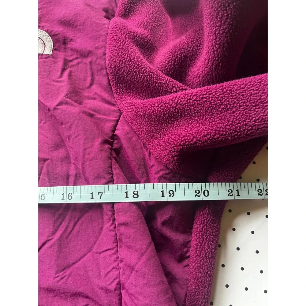 The North Face Girls Denali 2.0 Fleece Jacket Berry Purple XL 18 Full Zip